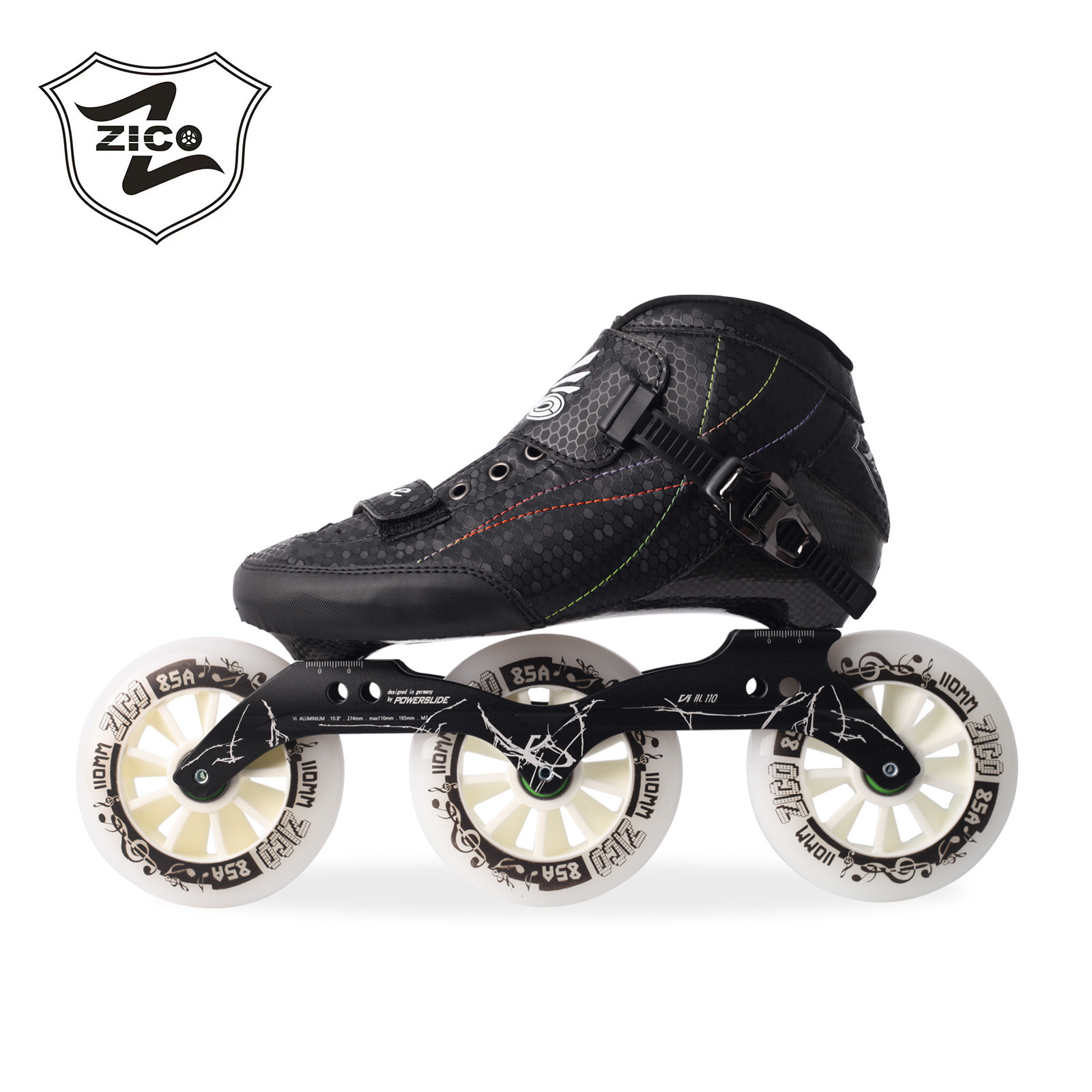 Black three-wheeler