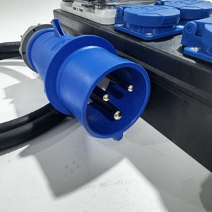 กล่องจ่ายไฟฟ้าเสียงแบบเฟสเดียว 32A พร้อมเต้ารับแบบ Schuko เยอรมัน 6x16A - Product Image 6