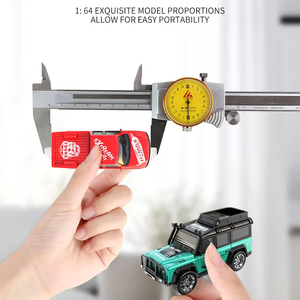 Velocidad ajustable 2,4 GHz Control remoto Metal Off Road Vehicle Toy Mini Rc Alloy Car con remolque - Product Image 5