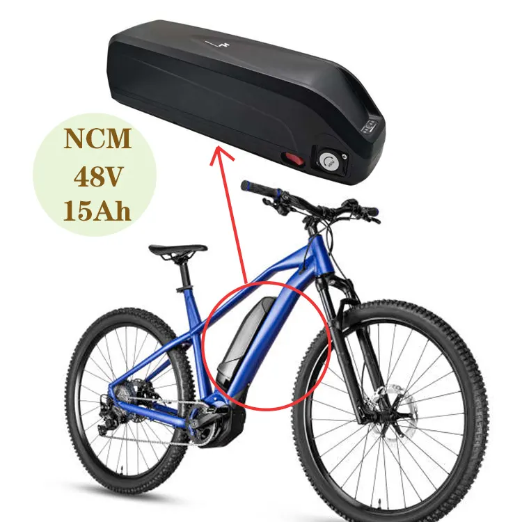 Bateria avançada personalizada de alta capacidade para bicicleta elétrica 48V 15Ah NCM Bateria de íon de lítio para venda