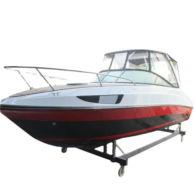 Quality yachts 4 seater 6 seater 8 seater Luxury Aluminum Fishing Boat Motor Boat