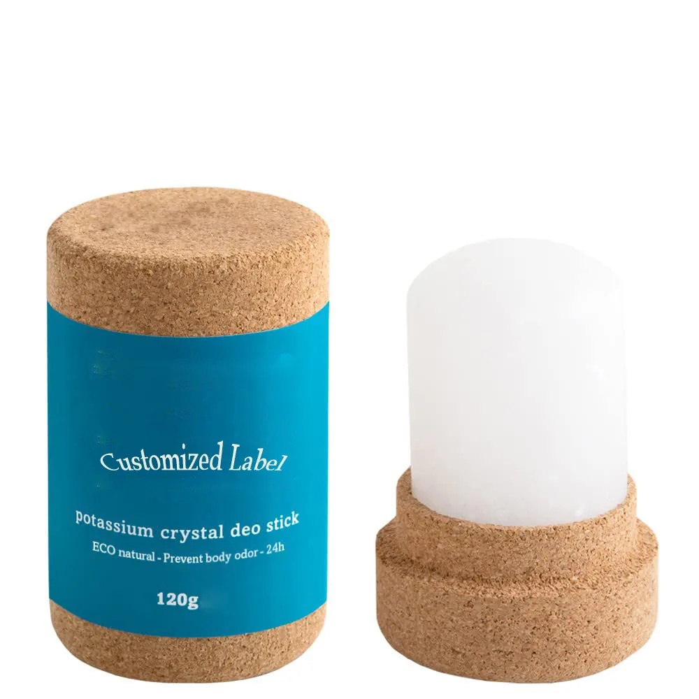 120g vara alum pedra em cortiça natural pacote