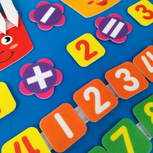 モンテッソーリ学習番号フェルトボードの加算と減算数学ゲーム数学ゲームを教えるボード番号おもちゃの子供を数える - Product Image 3
