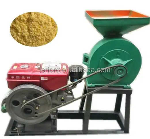 Trituradora de molino de harina de maíz, máquina eléctrica de molino de maíz y trigo, 200-300 kg/h, precio pequeño