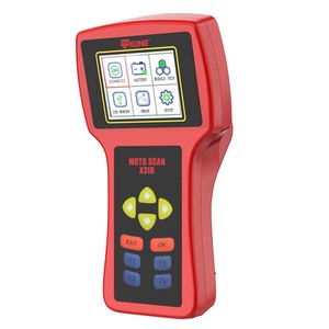 OEM X318 lettore di codici di errore a tenuta manuale Scanner diagnostici per motociclette Obd Scanner per motori con Test della batteria - Product Image 1