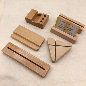 Holz fotoständer Holz kartenst änder Holz display Holz produkt zum Preis Hochwertige Buche Holz kalender basis Foto basis - Product Image 3