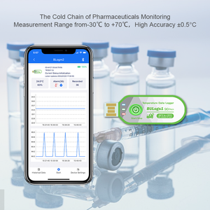 120 <strong>Multiple</strong> Days PDF Report Fresh Food Vaccine Single Use Disposable USB Digital <strong>Temperature</strong> Datalogger - Product Image 2
