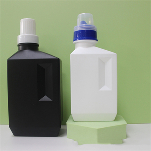 HDPE 1L 2L 3L 5L kare özelleştirilmiş boş sıvı ambalaj kabı plastik sıvı çamaşır deterjanı şişesi - Product Image 2