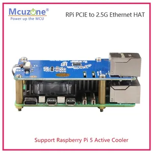 MP2.5G lampone Pi 5 PCIE a 2.5G cappello Ethernet, RTL8125,RPi OS personalizzato senza Driver - Product Image 6