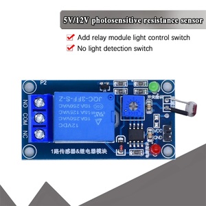 5V 12V Light Photoswitch <strong>Sensor</strong> Switch LDR Photoresistor Relay <strong>Module</strong> Light Detection <strong>Photosensitive</strong> <strong>Sensor</strong> Board - Product Image 1