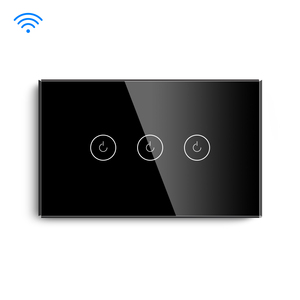 Smart <strong>120</strong> US Standard Wireless Wifi Light <strong>Switch</strong> Voice Control Smart Home Tuya Smart Wifi 3gang Light Electrical Wall <strong>Switch</strong> - Product Image 3