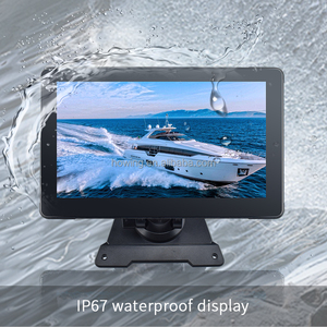 7-Inch IP67 Waterproof Anti-Static Touch Screen TFT LCD <strong>Monitor</strong> -Sunlight Readable HD 2CH CVBS <strong>Input</strong> 9-36V for Truck Dash Camera - Product Image 2