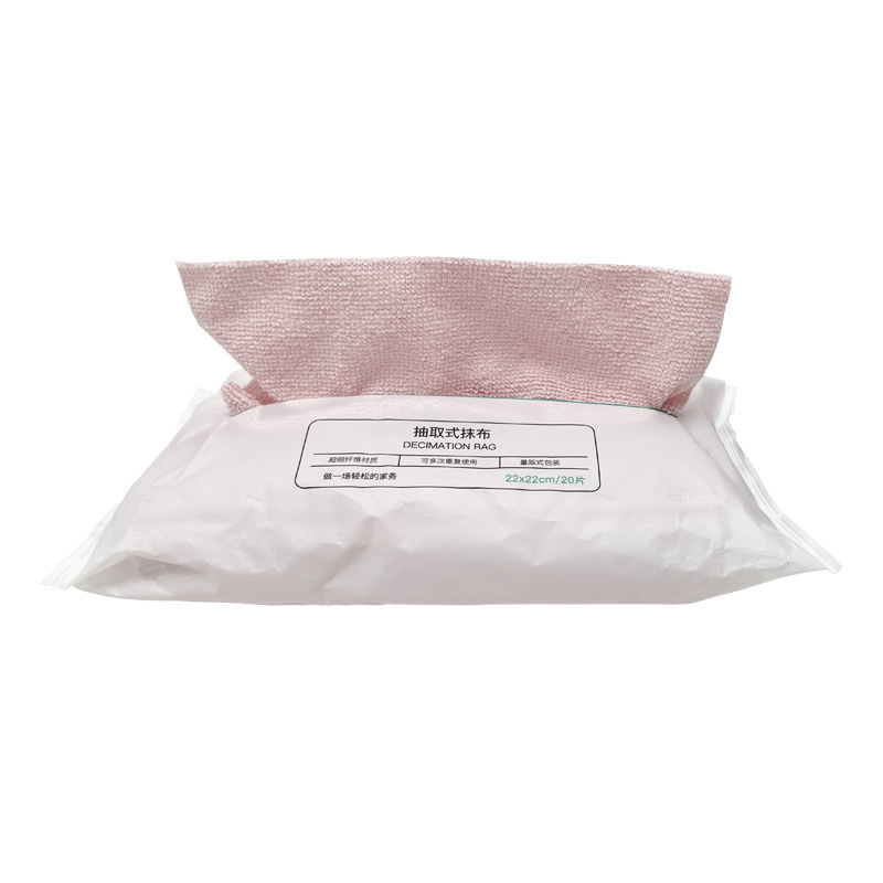 20 pink strips (22*22cm) per bag