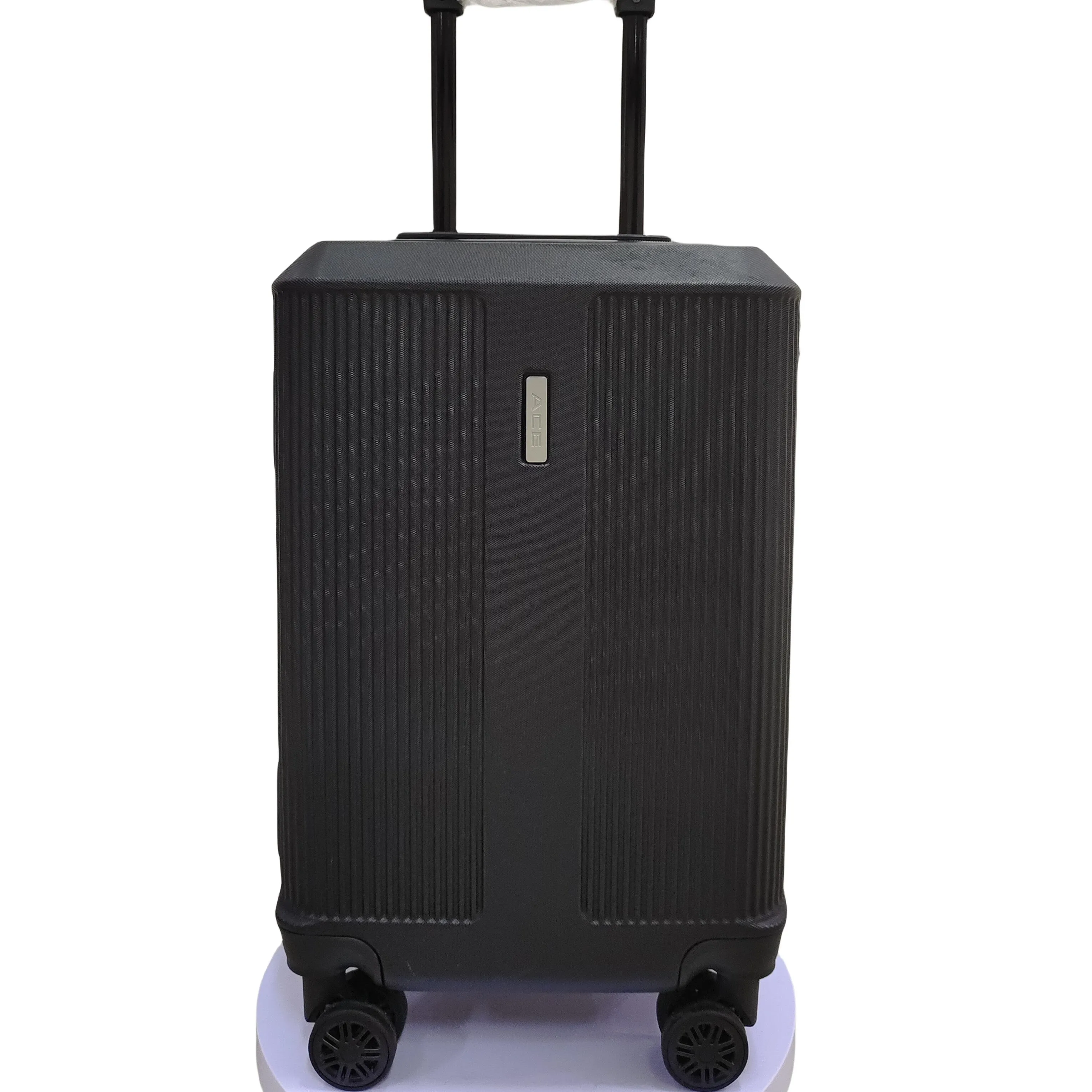 Kustom Pabrik koper berpergian dengan roda Universal kata sandi koper perjalanan standar penerbangan ABS 3 buah set bagasi troli