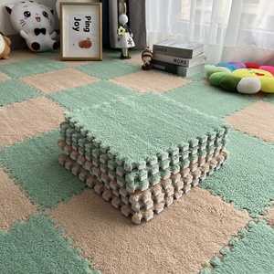 7gwo Phong Cách Hiện Đại 10Mm Dày Lông Thú Sang Trọng Thảm Đầy Đủ Cửa Hàng Chắp Vá Sàn Mat Cho Phòng Ngủ Phòng Khách Bay Cửa Sổ Khu Vực Thảm Bộ - Product Image 3