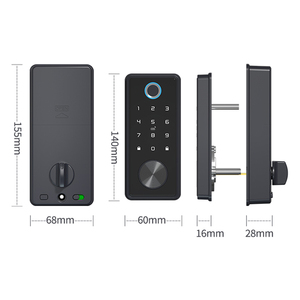 Smart Key Security Passcode IC-Karte Riegel-Türschloss Keyless Entry mit elektronischer Tastatur und mobiler APP Einfache Installation - Product Image 6