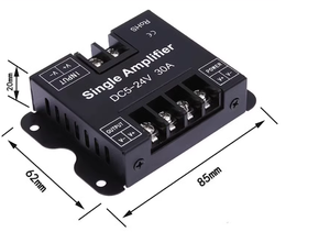 DC5-24V ad alta potenza 30A amplificatore singolo 1 canale PWM attenuazione segnale espansore ripetitore per monocromatico LED luce di controllo - Product Image 2
