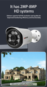 4CH 3mp POE Outdoor Waterproof <strong>IP</strong> <strong>Camera</strong> NVR Network Surveillance System Kit 4MM APP See <strong>Easy</strong> - Product Image 5