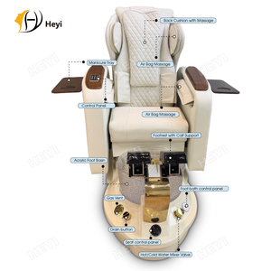 كرسي سبا فاخر بدون سباكة للعناية بالأقدام ، يعمل باللمس البشري الكهربائي الحديث للبيع - Product Image 5