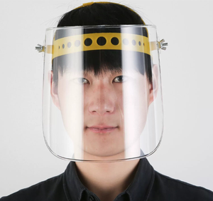 ตัวป้องกันการขายตรงจากโรงงานใสกระจกหน้าเต็มหน้าพร้อมกรอบแว่นตา - Product Image 5