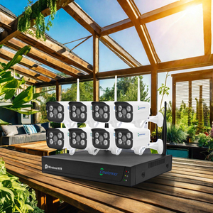 Sistema di telecamere Wifi di sicurezza esterna Wireless 2MP 8ch H.265 kit NVR con visione notturna e Audio bidirezionale tramite App TuyaSmart - Product Image 6