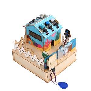 学校项目ESP32物联网套件液晶显示器木屋编程浏览器DIY STEM智能家居入门套件