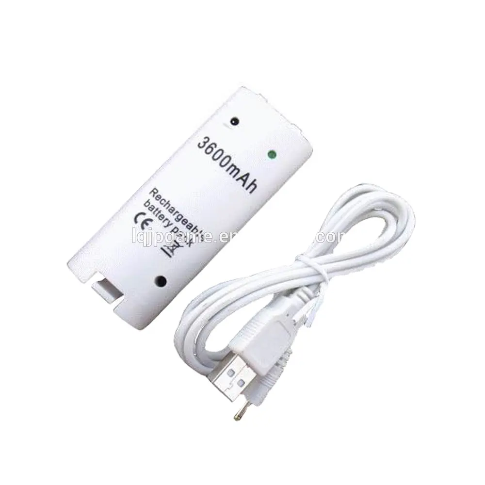 Lqjp Voor Wii Remote Batterij 3600Mah Oplaadbare Batterij Oplader Kabel Voor Wii Remote Controller