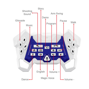 2024 Neuester RC-Schieß roboter intelligent mit Musik tanz pädagogische Roboter programmierung für Kinder - Product Image 4