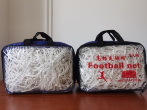 Fußballnetz Tor Fußballnetz PE geknüpftes Ziel Übungsfußballnetz Fußballtor Fußballtor Posten tragbares Netz - Product Image 6