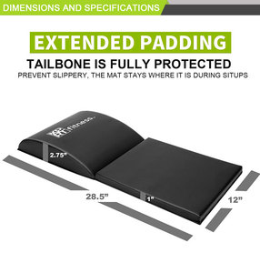 Sports &amp; Entertainment Product Manufactured Exercise Sit-<strong>Up</strong> AB Training Premium Yoga Exercise Mat Ab Mat with Tailbone <strong>Pad</strong> - Product Image 3