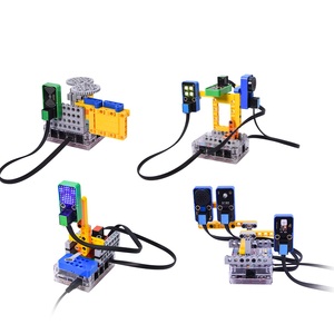 Programación STEM, Kit de Sensor de bloques de construcción electrónicos DIY, Kit de Casa Segura inteligente para niños con tablero Pico - Product Image 1