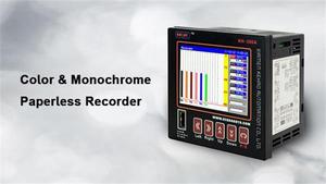 Registrador de datos digital industrial Pantalla LCD Sensor de temperatura USB Grabador sin papel de plástico OEM personalizable para exteriores - Product Image 3
