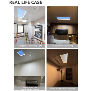 Smart Home Bedroom Artificial Skylight Led Ceiling Virtual Tuya Alexa <strong>System</strong> <strong>Embedded</strong> square Blue Sky Light - Product Image 6