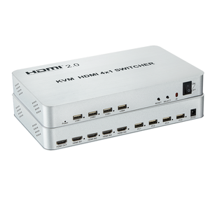 2.0 KVM HDMI切换器4x1视频HDMI USB切换器，带红外控制 - Product Image 1