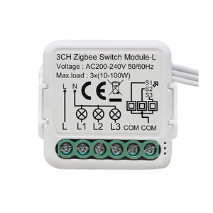 スマートホームデバイスODMOEMウォールマウントTuyaApp Control Zigbeeスイッチモジュールトリガーリレー (ニュートラルラインなし) - Product Image 3