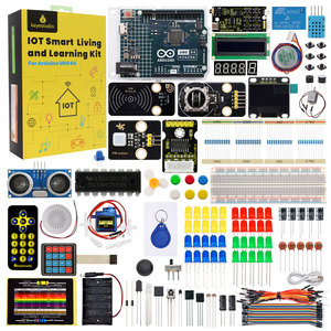 Keyestudio programlama marş akıllı yaşam ve öğrenme kiti Arduino için orijinal Arduino U-NO R4 Minima kurulu ile