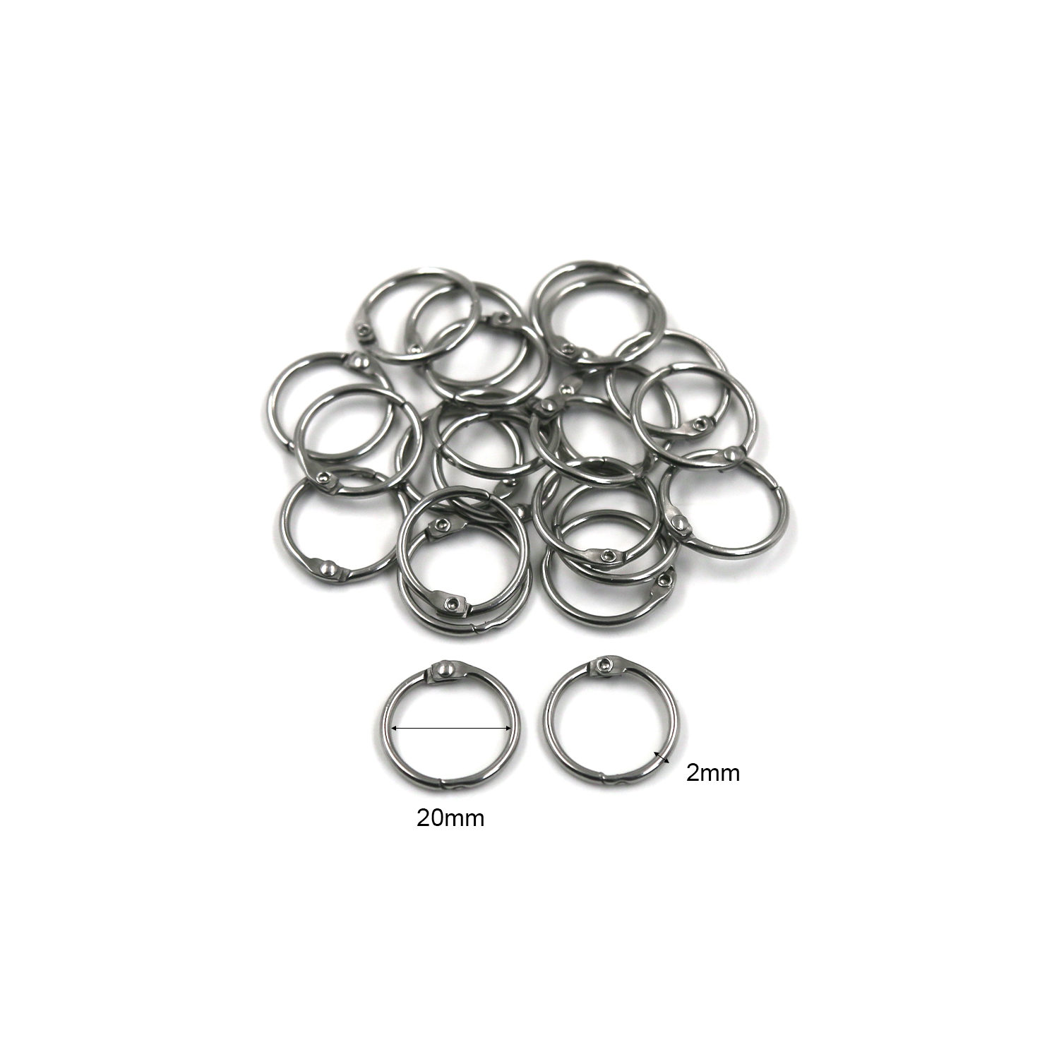 Colore acciaio naturale 20*2mm