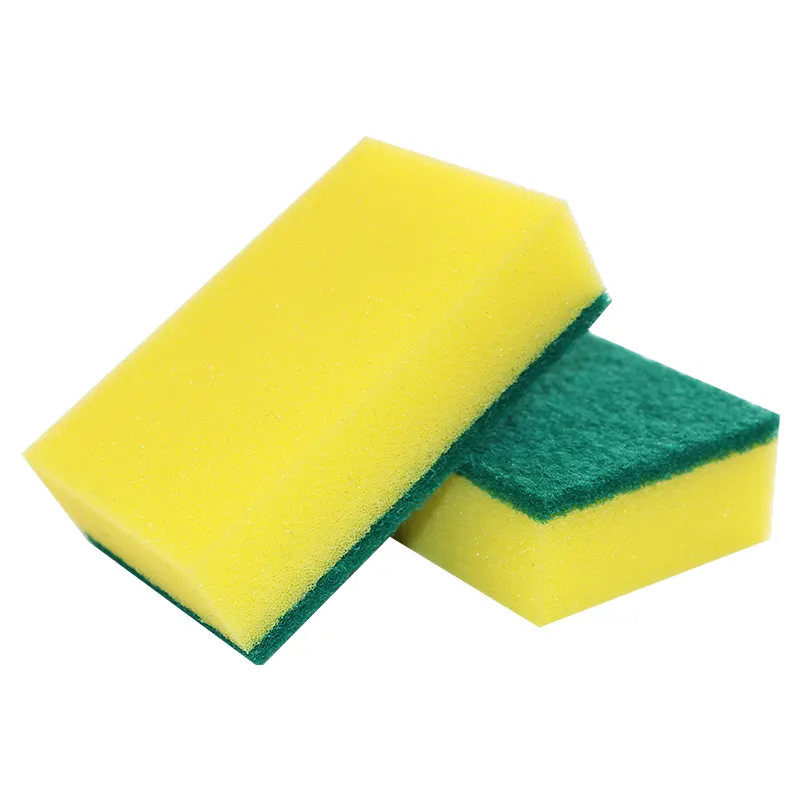 Private order natural brush kitchen sponge for dish cleansing