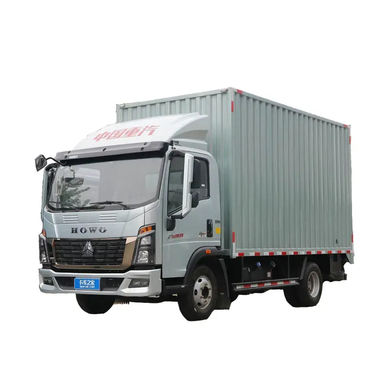 Sinotruk Howo 6 Wheels Freezer Truck 4X2 Cargo Truck Single Cabin 1-5 Tons Mini Van Truck