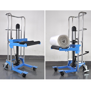 Mulinello a pellicola leggera a rullo sollevatore idraulico per auto rotonde stazione di carico carico auto sollevamento carico e scarico carrello elevatore - Product Image 4