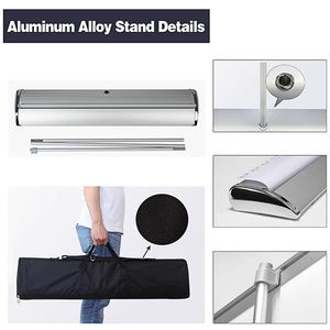 Tùy chỉnh Windproof có thể thu vào biểu ngữ đứng nhiệm vụ nặng nề không thấm nước <span class=keywords><strong>ROLL</strong></span>-<span class=keywords><strong>up</strong></span> đồ họa di động cuộn lên đứng biểu ngữ - Product Image 6