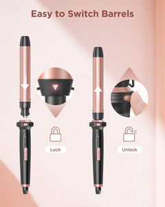 แท่งดัดผมไฟฟ้าหลายหัวสำหรับใช้แทนกันได้5 in 1 - Product Image 3