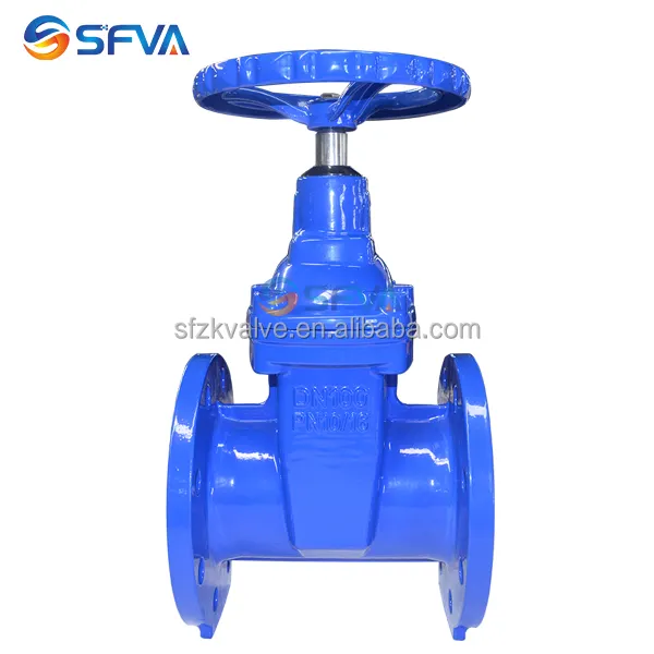 Good Quality BS5163 Non Rising Stem water ductile cast iron resilient seat gate valve