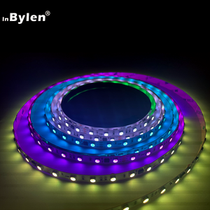 Dijital RGBIC DC24V 12W 5050 60LEDs 10Piexls RGB adresli LED şerit işık WS2811 IP20 IP65 IP66 IP67 LED şerit işık - Product Image 5