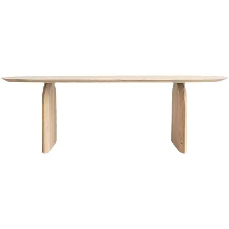 Modern tasarım mobilya Amazon sıcak satış 6 kişilik katı ahşap yemek masası son tasarım fabrika doğrudan satış