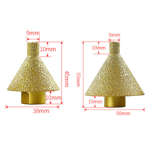 Diamond Beveling Chamfer Bit for DIY Angle Brazed Grinder <strong>M10</strong>/M14/M16 Thread Adapter Tile Hole <strong>Cutter</strong> OEM Customization Support - Product Image 6