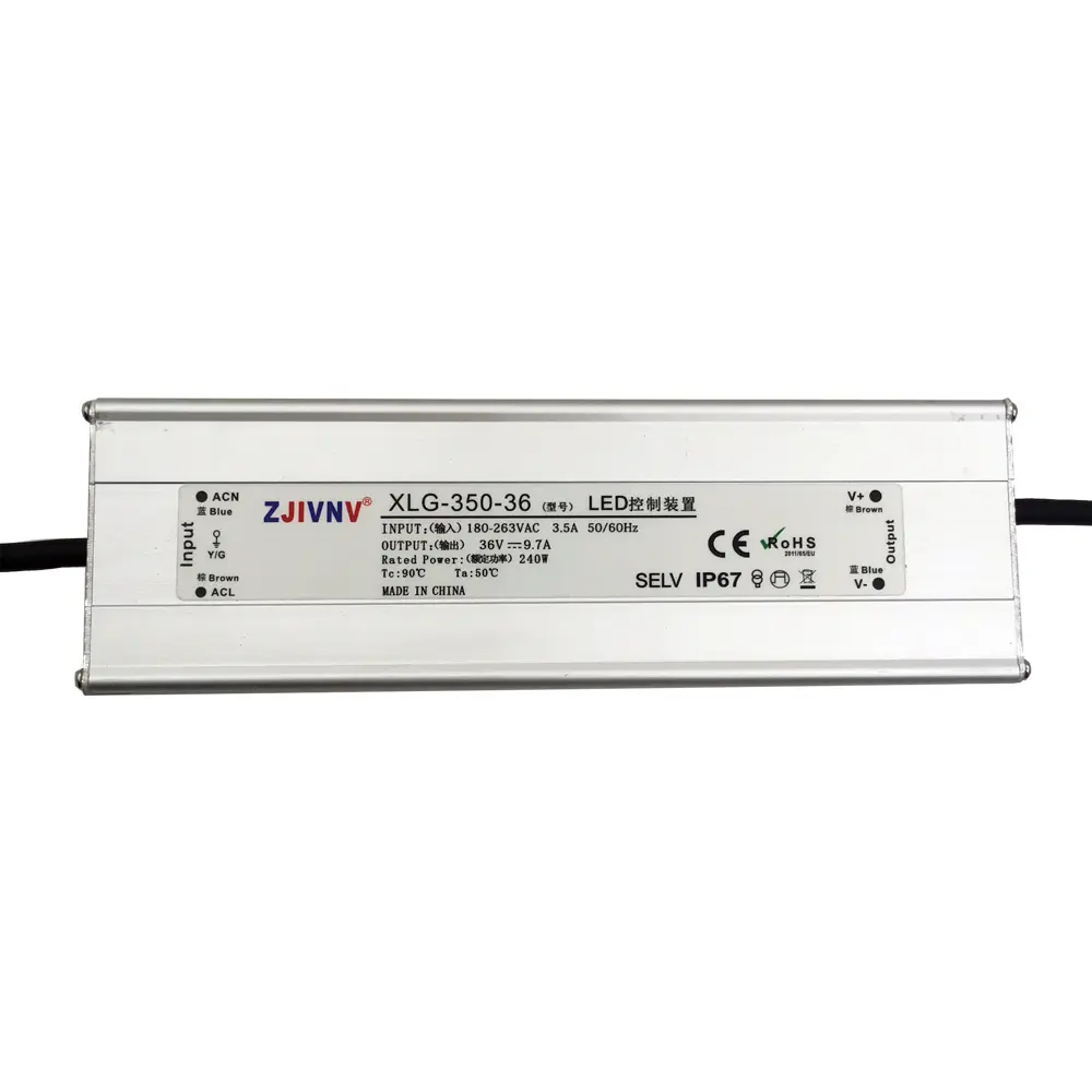 300W 24V 12.5a Waterdichte Ip67 Schakelende Voeding 220vak-24V Straat Led Verlichting Strip Constante Stroom Cc Cv Led Driver