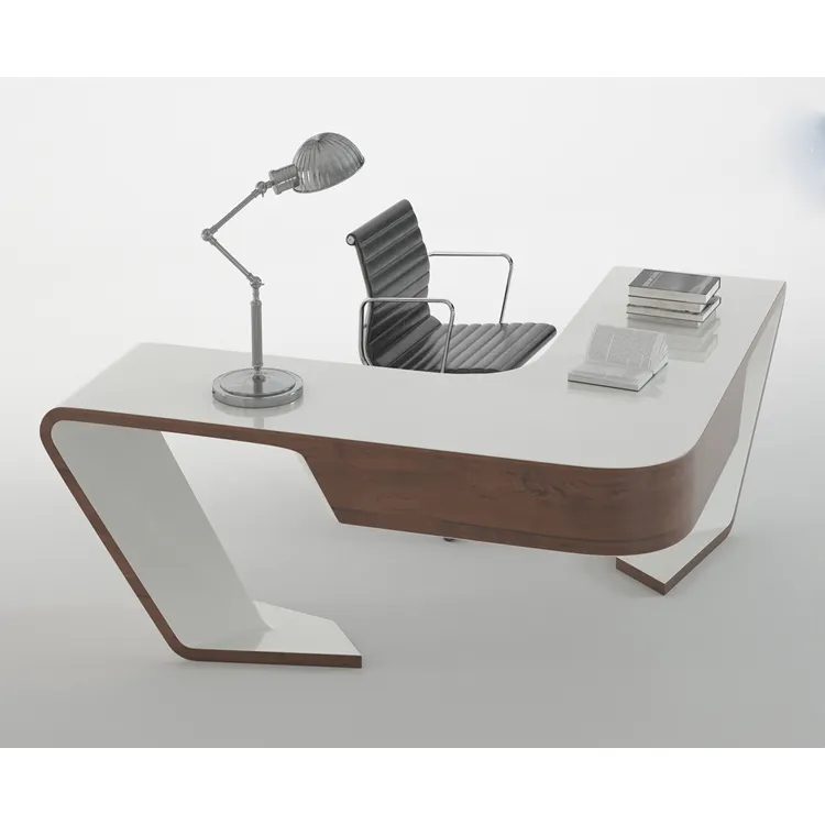 L-образный ламинат, деревянная передняя панель, современный стиль, офисные столы, заводская цена, офисный стол для игры, в наличии