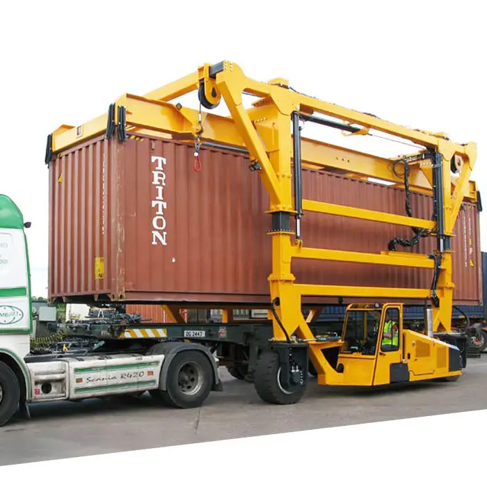 Погрузка и разгрузка грузовика для переднего оборудования большого контейнерного терминала
