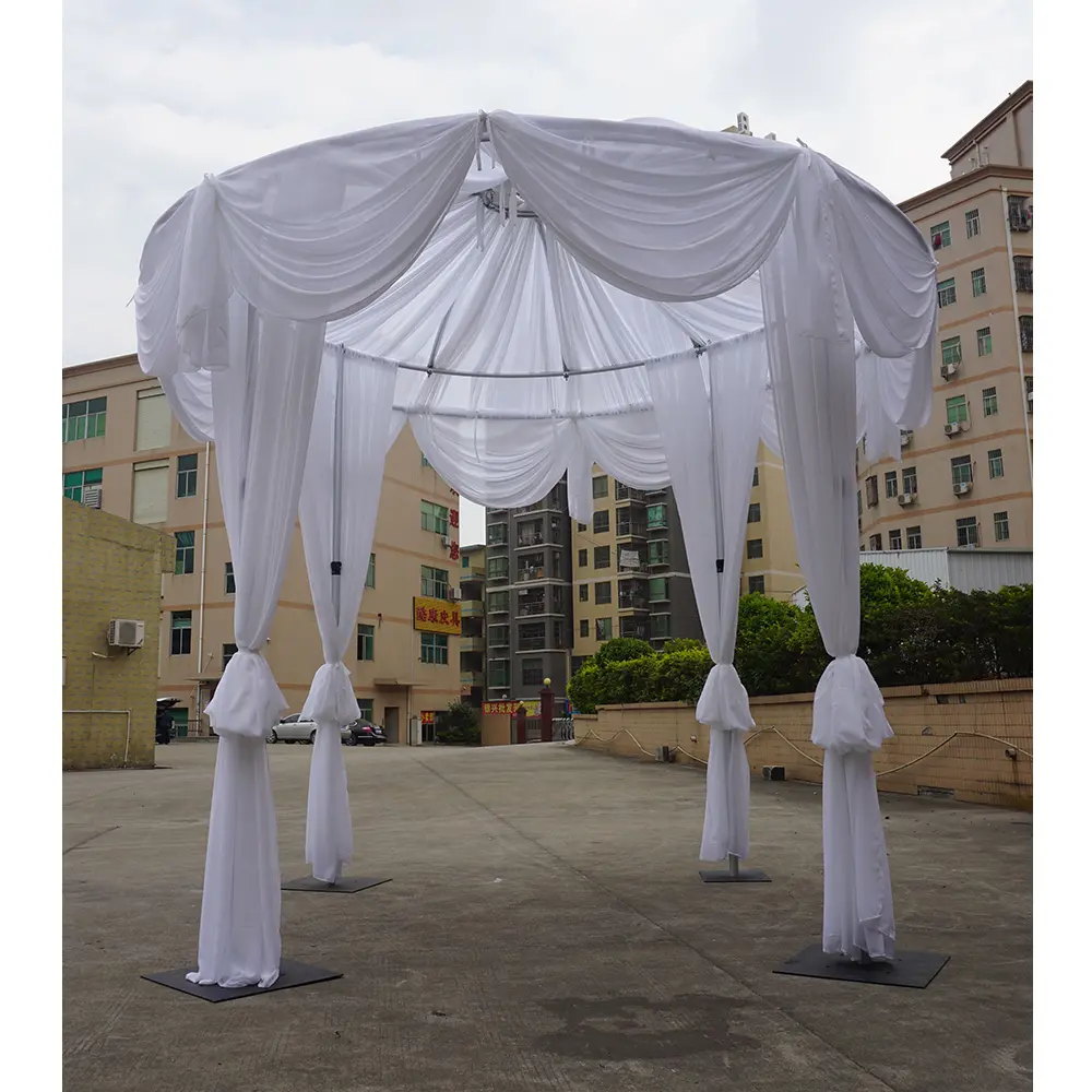 Алюминиевые круглые трубы наборы и шторы для свадебного украшения